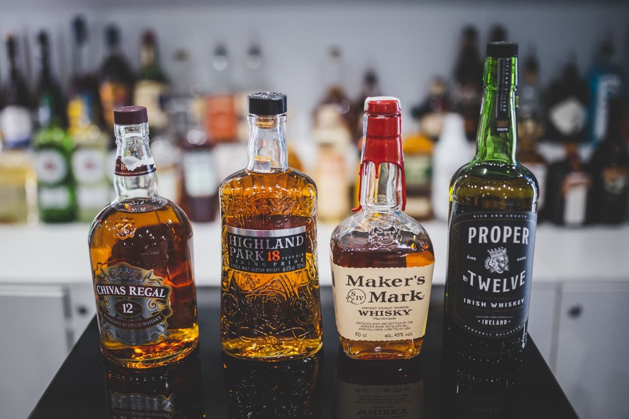 Bar a nabídka alkoholu v The Lounge